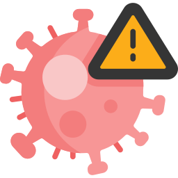 an illustration of a pink germ